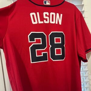 Atlanta Braves Matt Olson Red Nike Jersey